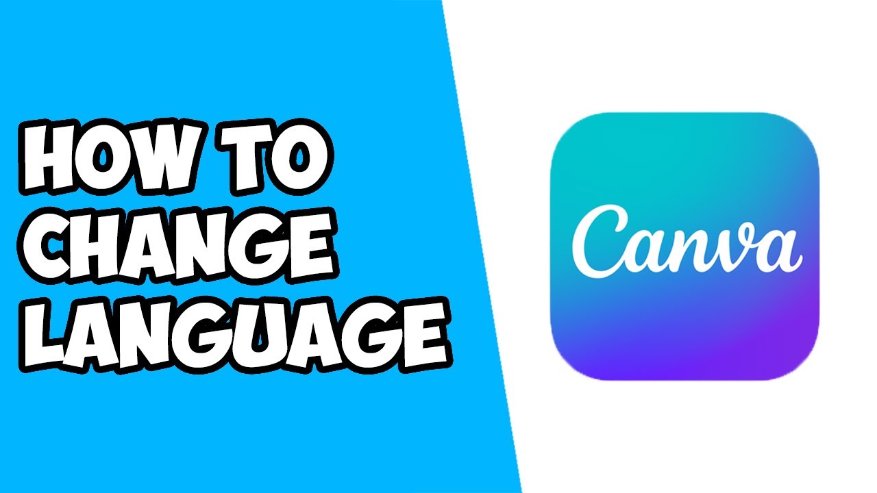 Как изменить язык в Canva