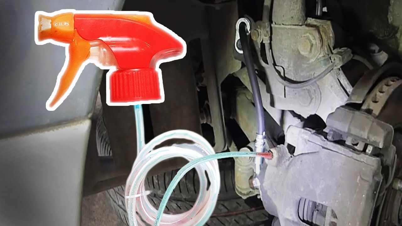 Awesome - Homemade car brake bleeder -- Brake Flush -- Free