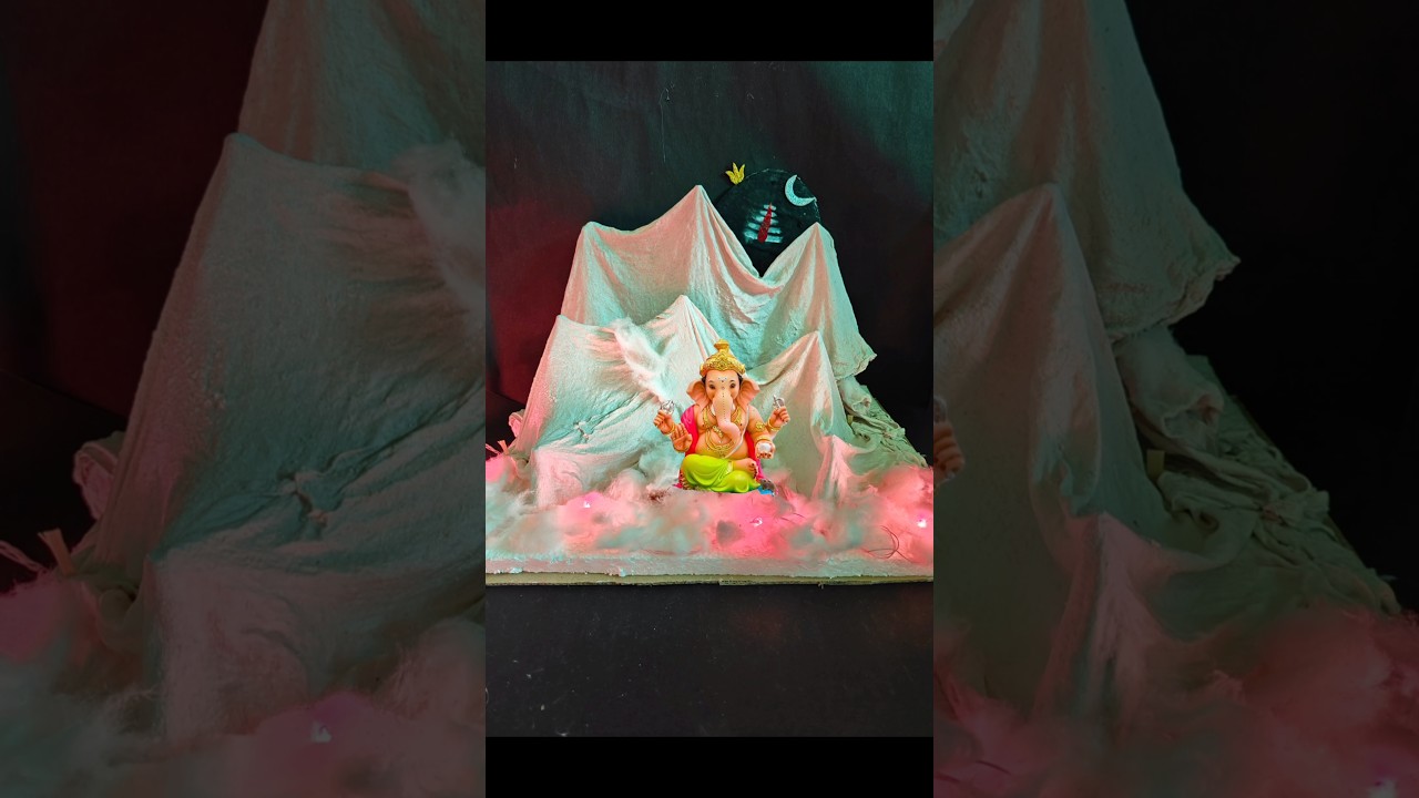 DIY best ganesh chaturthi decoration ideas for home ❤️✨ 
