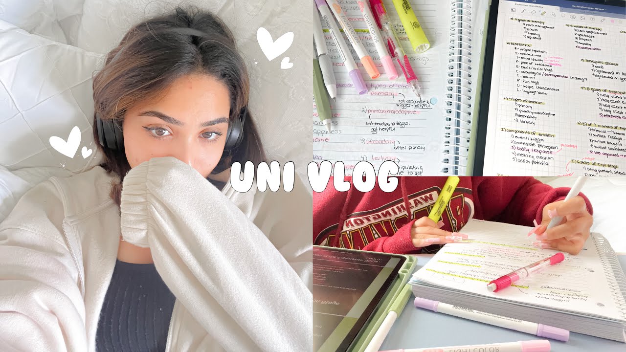 UNIVERSITY VLOG | productive & realistic days in my life as a double major