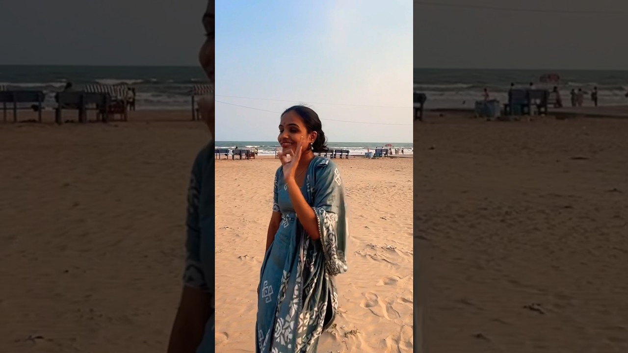 Bapatla Beach 🏖️🐟#youtubeshorts #youtube #ytshorts #pranavianakali ￼
