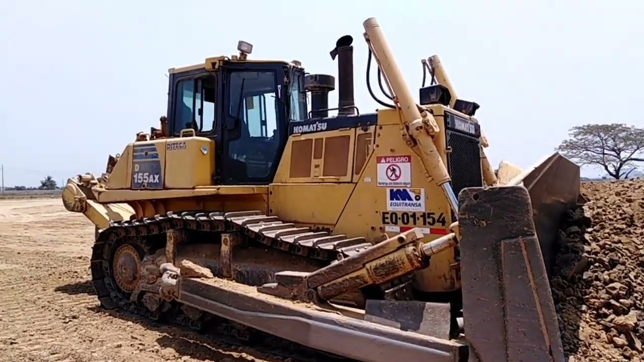 c&oacute;mo operar un tractor Komat'su