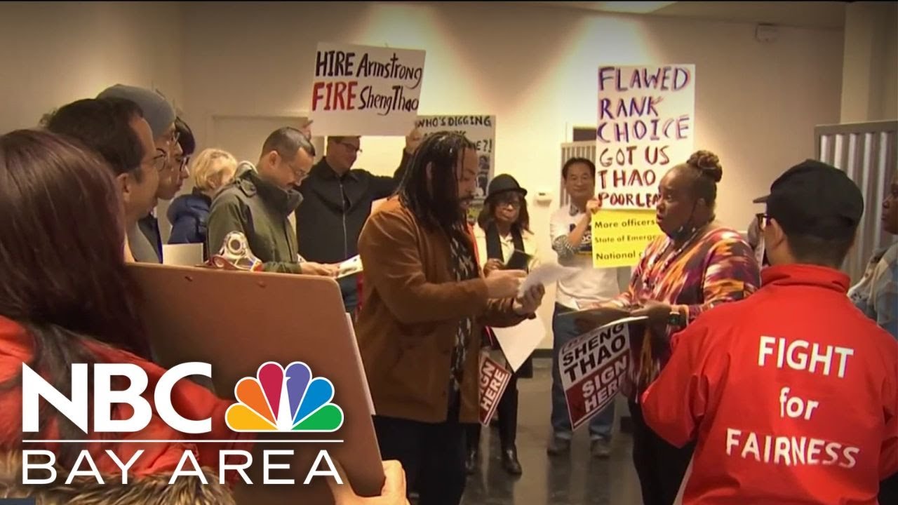 Group aiming to recall Oakland Mayor Sheng Thao holds signature-collecting event