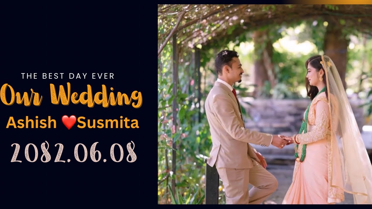 Our Wedding 💍 Forever begins here❤️ @ashishghimireofficial911 #Aasu🐼 