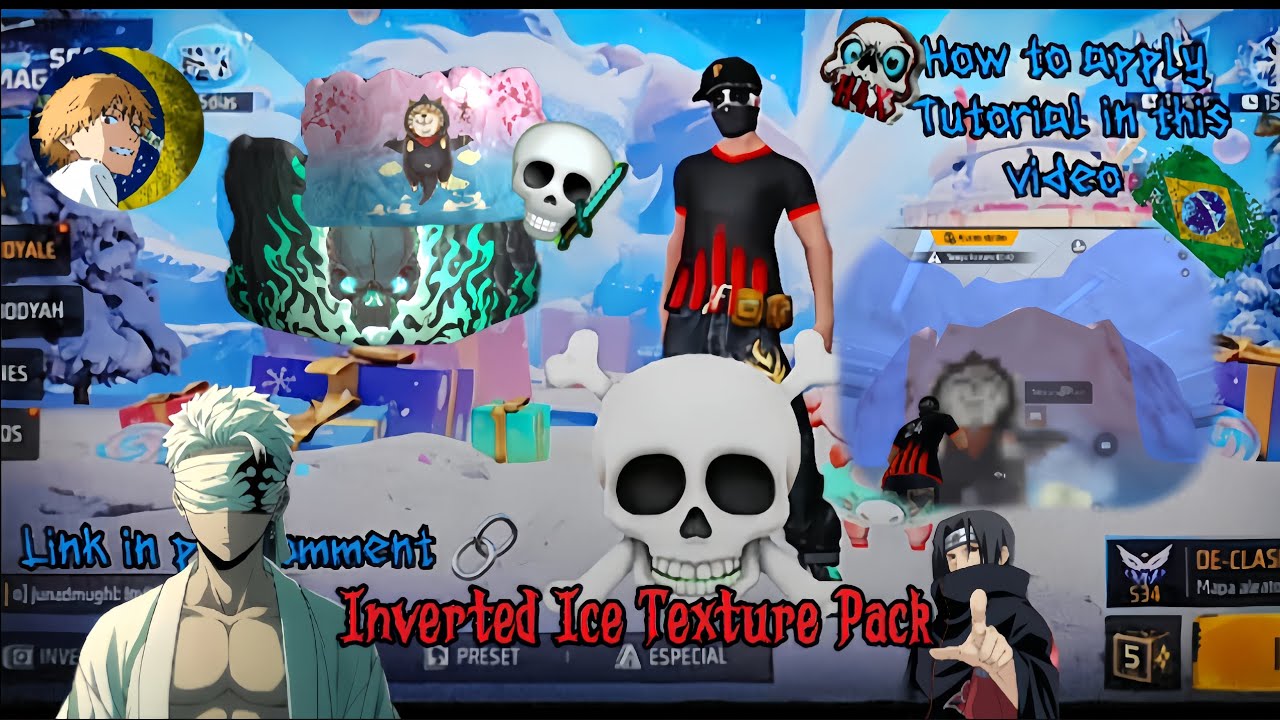 Inverted Ice Glitch File 📁OB51 Update 💀🇧🇷| RealX FF |