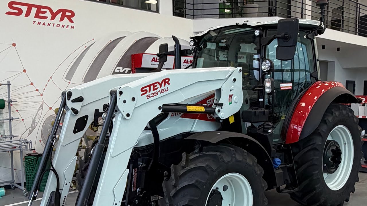 STEYR 4110 PLUS z ładowaczem czołowym recenzja prezentacja przed wydaniem 