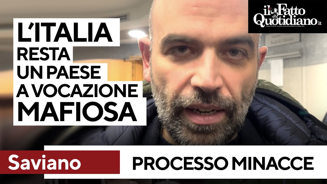 L'amarezza di Saviano: 