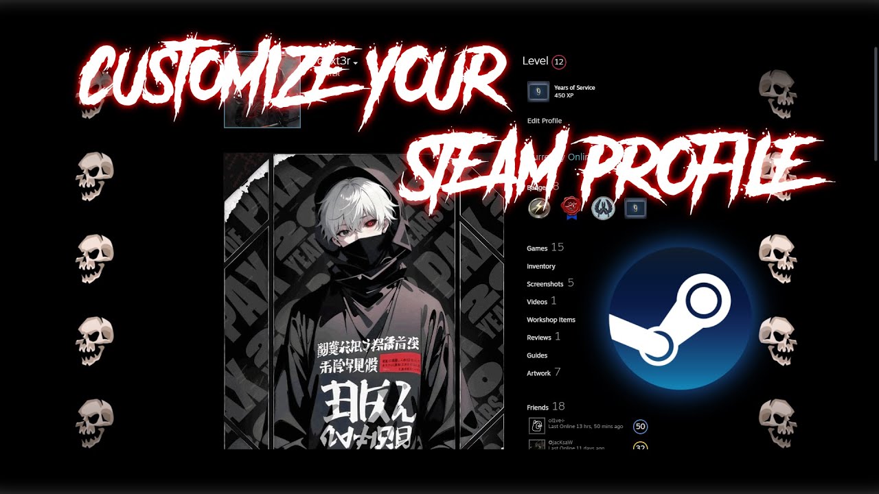 How to Customize Your Steam Profile (2025 Full Guide) &ndash; Artwork, Backgrounds
