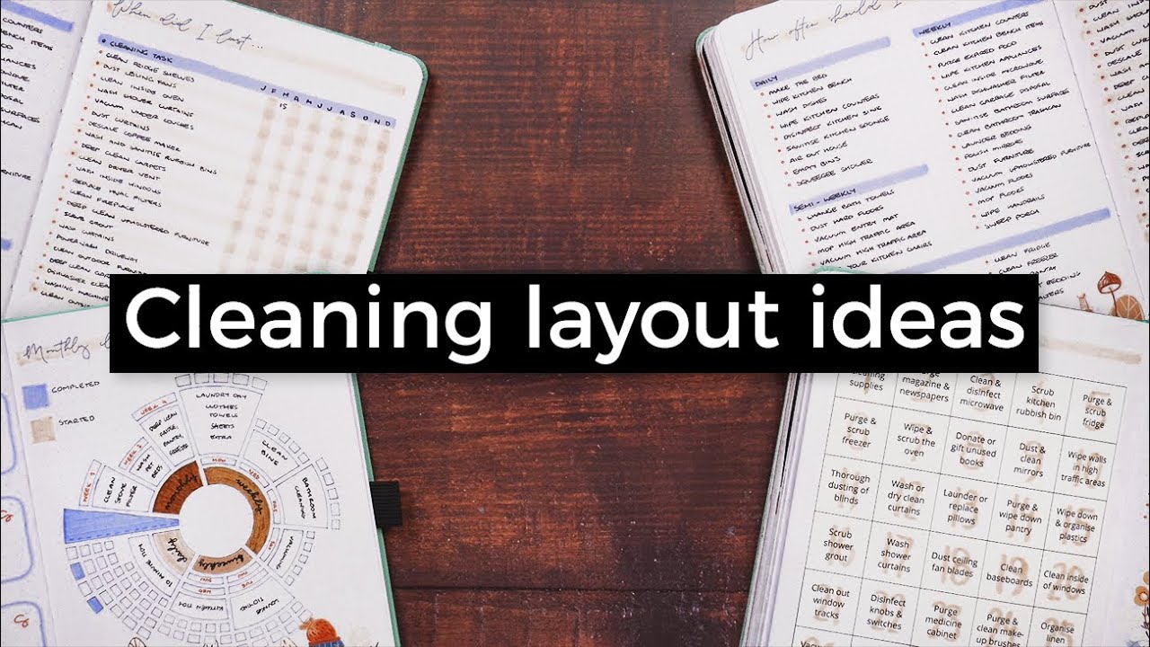 17 Journal Layouts for a Clean Home 💜