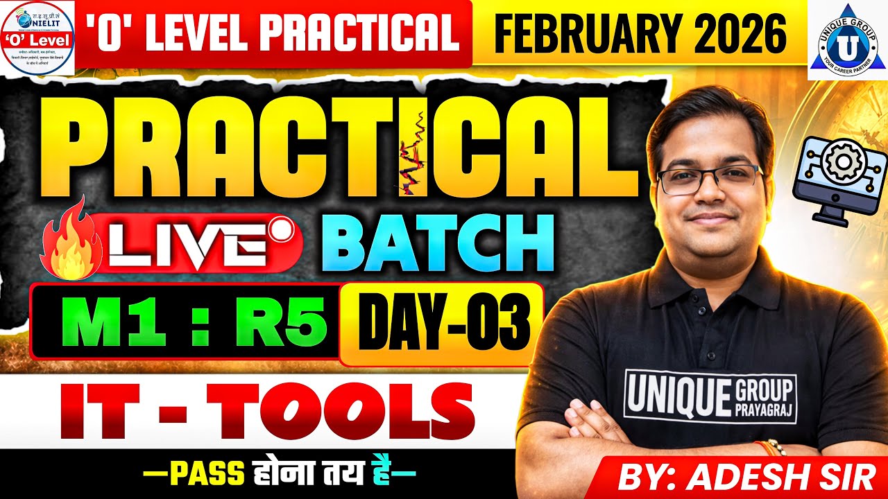 🎯 O Level Practical | IT Tools (M1:R5) | Feb 2026 Exam | Full Guide || DAY-03