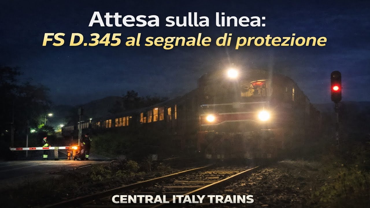 Attesa sulla linea: FS D.345 al Segnale di Protezione