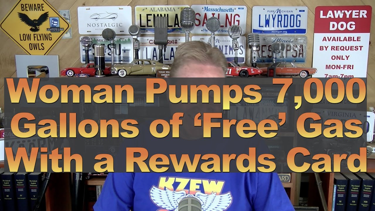 Woman Pumps 7,000 Gallons of 'Free' Gas With a Rewards Card
