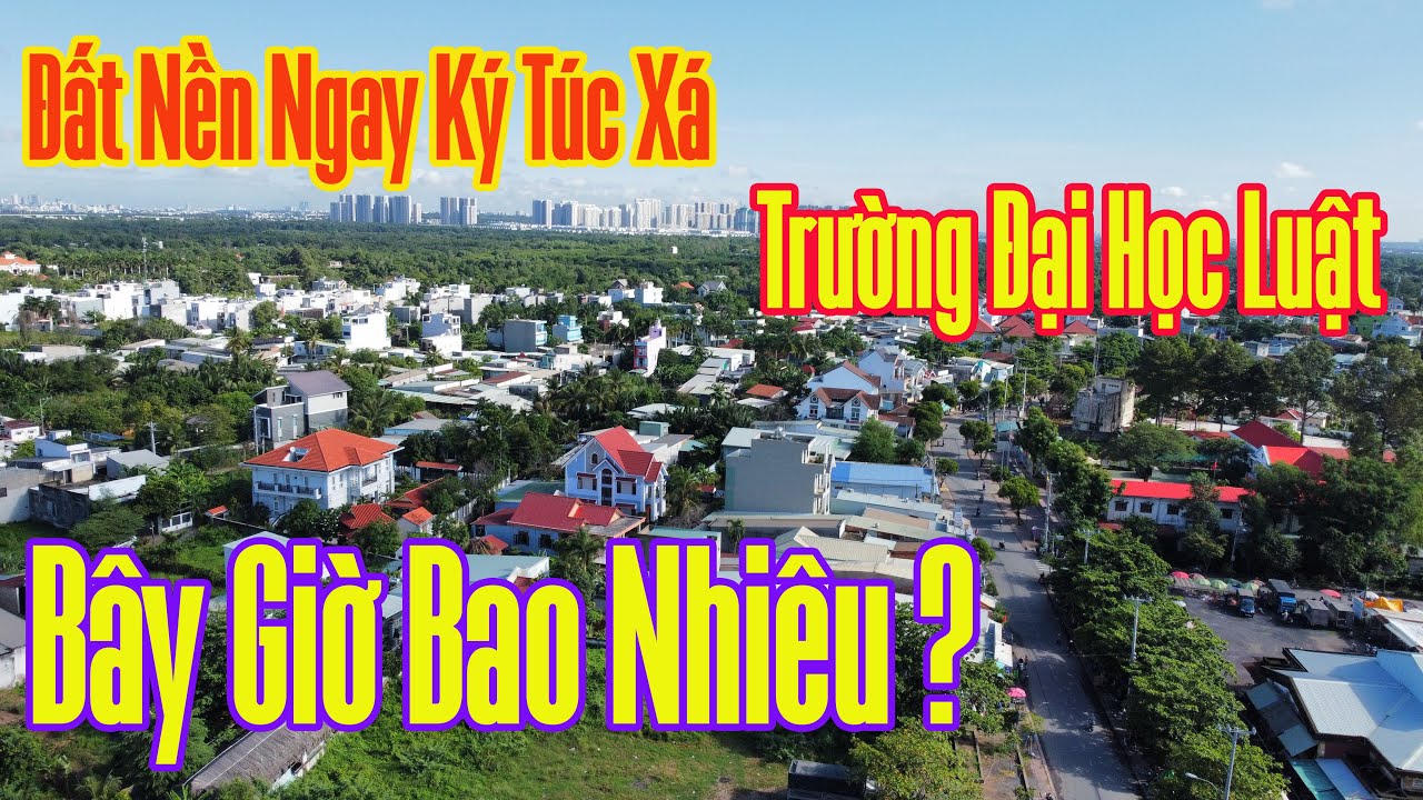 Cần Bán gấp Nền Đất Đối Diện Ký Túc Xá Trường Đại Học Luật Cơ Sở 3 tại Phường Long Phước - TPHCM