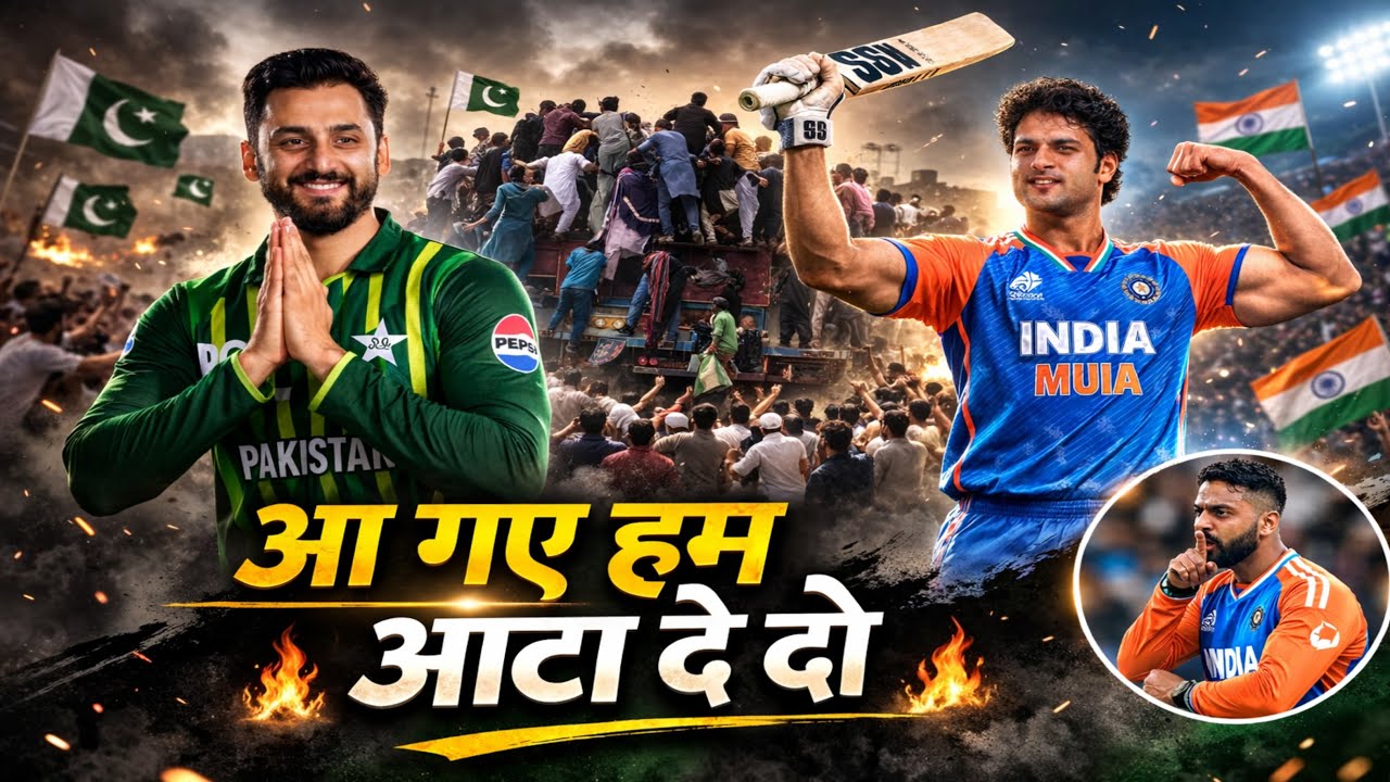 pakistan be like - Aagaye hm aata nhi doge 🤔, India  jeet gai ye ek habit hain 😎