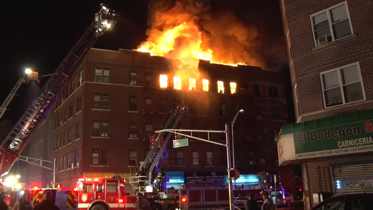 Passaic,Nj Fire Department Multiple Alarm  10/21/15