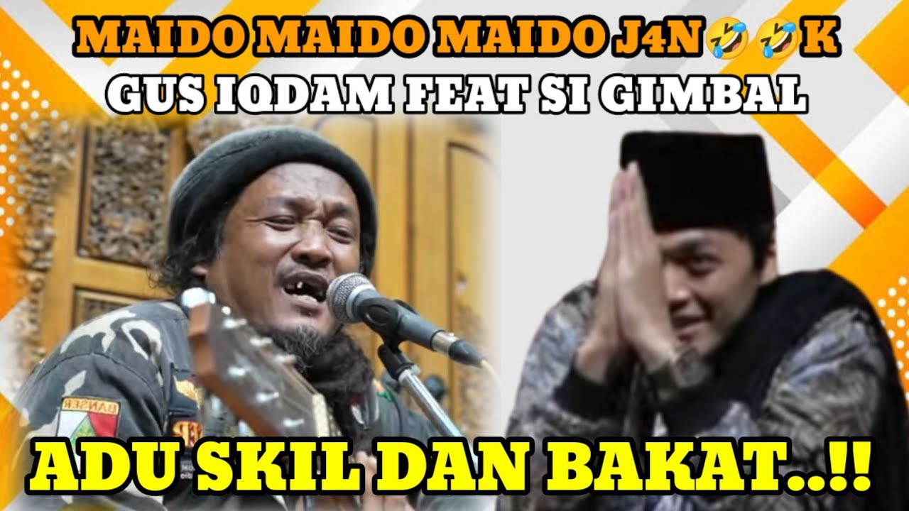 Heboh⁉️ Gus iqdam kedatangan rambut gimbal penyanyi reggae den basito,bikin jama'ah nyanyi bersama