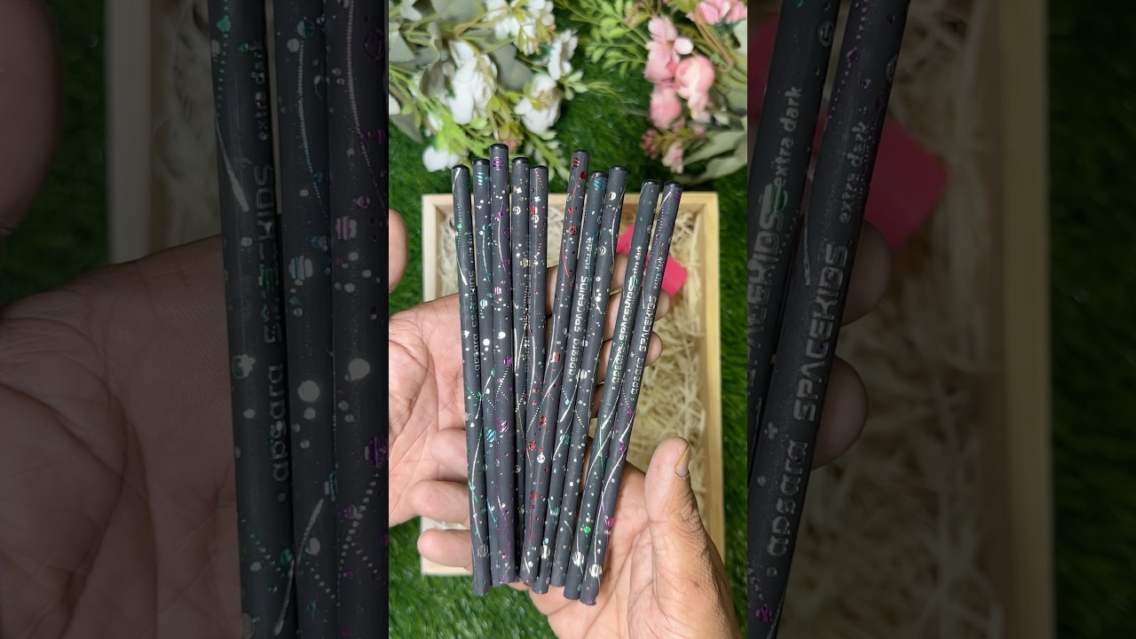 🎁🤩Unboxing&rdquo; Apsara spacekids extra dark pencil box😵Doms pencil, flair pencil, apsara pencil