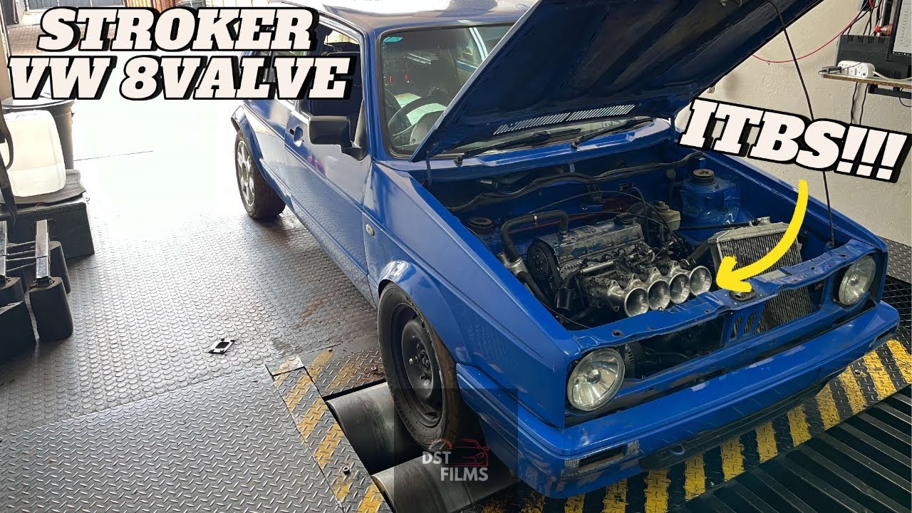VW 8valve with THROTTLES!!! 2.1L VW 8VALVE   #richysservicecenter #dicktator #dicktatormanagement