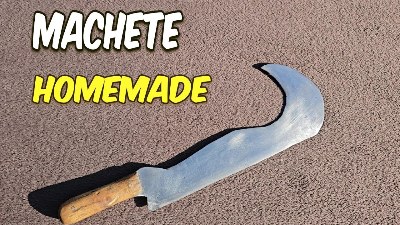 Costruzione di un Machete Ronca Coltello fatta in casa con materiali di recupero 🪓🛠