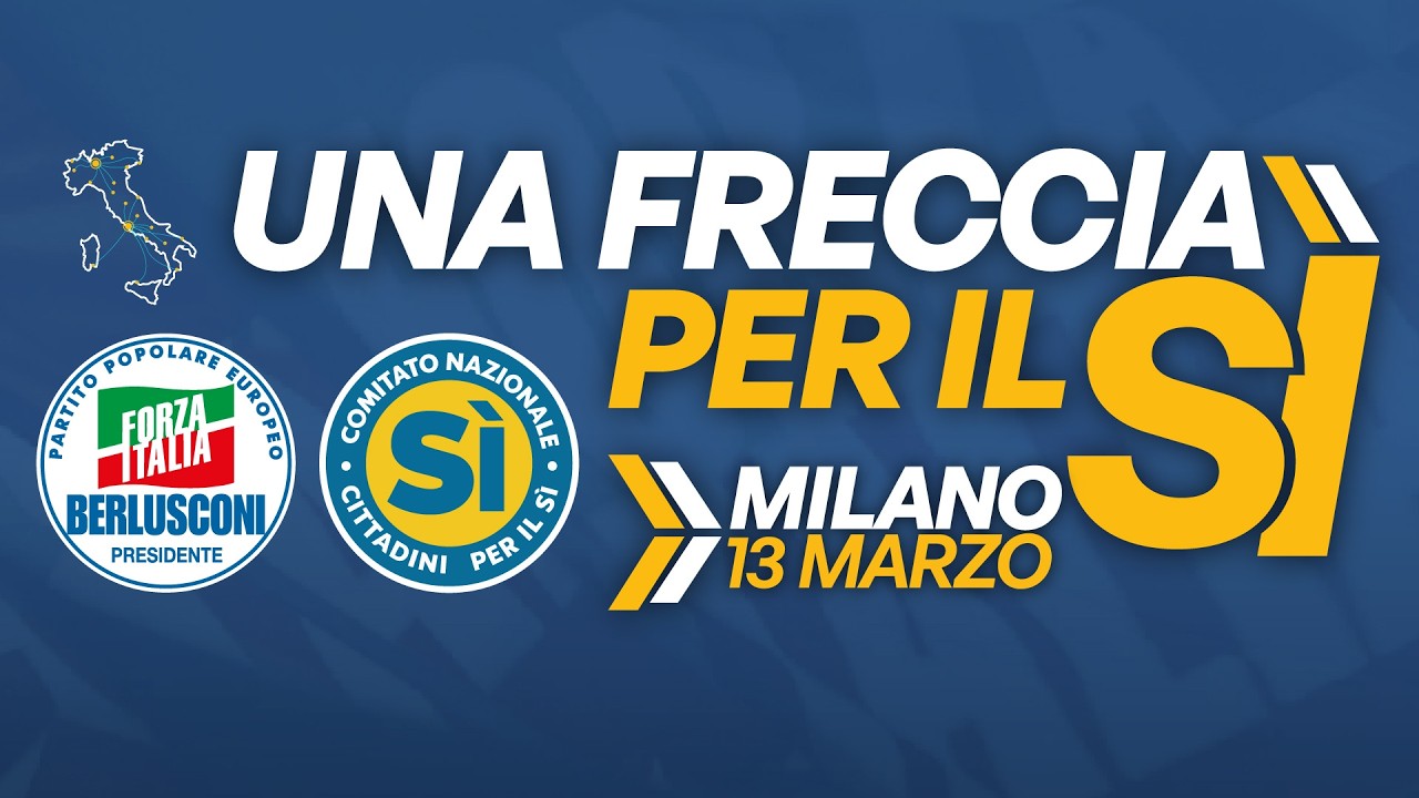 Conferenza Stampa - Una freccia per il Sì - Milano