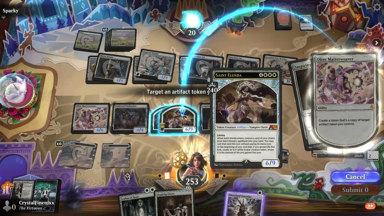 MTGA best mono white combo