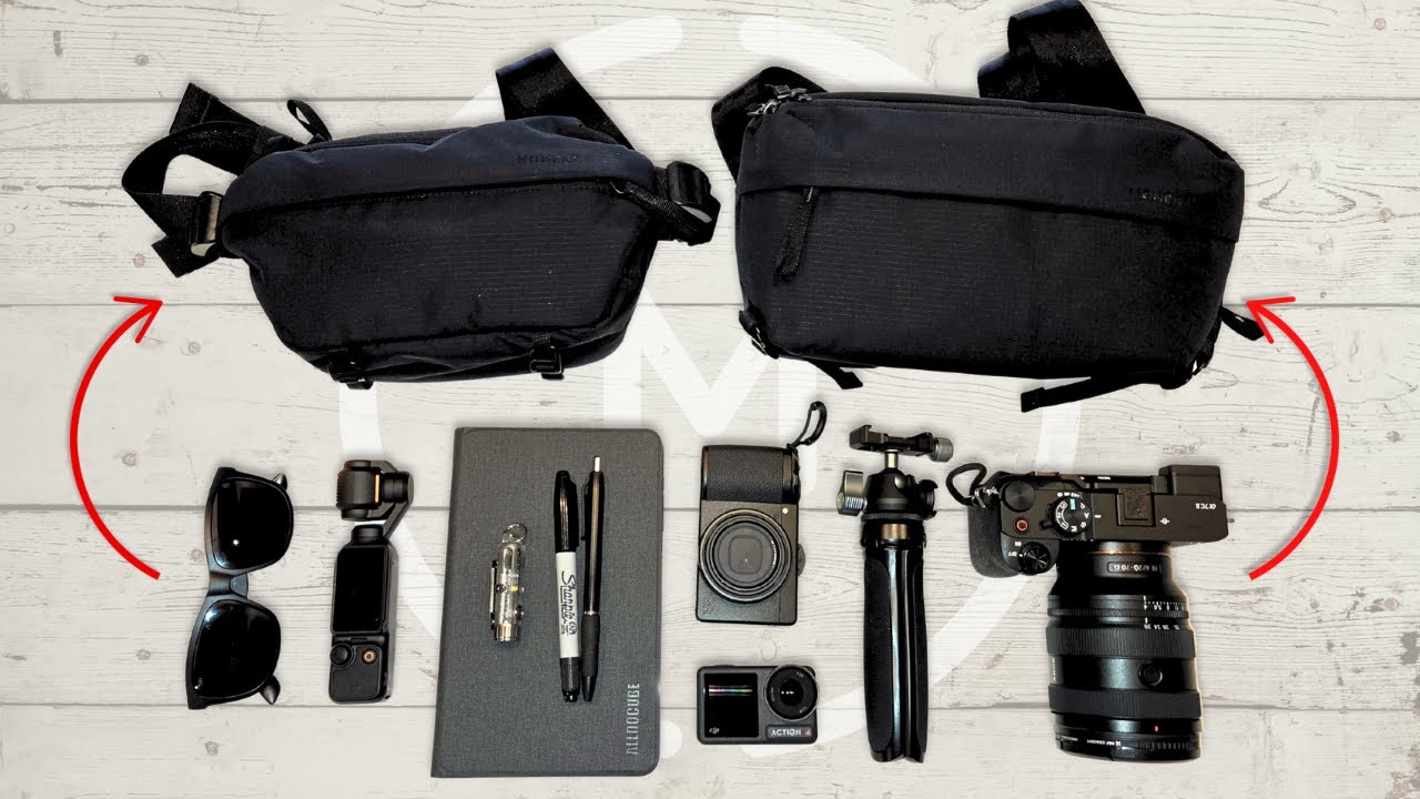 These EDC sling bags LOVE camera gear - Moment Everything Sling 2L & 4L Review