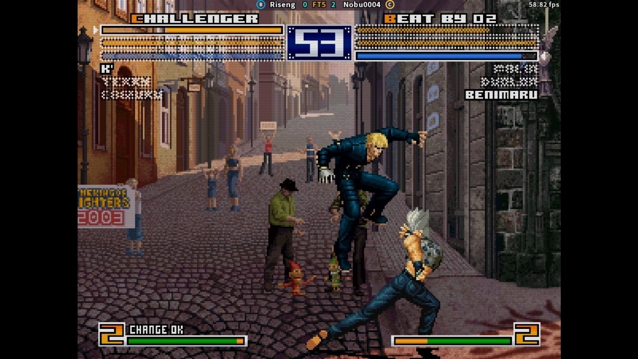 fightcade 2 kof 2003 Riseng 620 (Mexico) vs Nobu0004 (El Salvador)