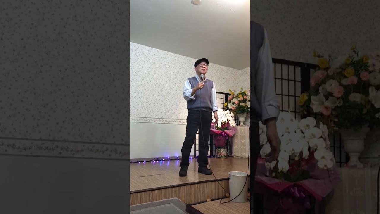 「夜明けのブルース」五木ひろしさんの曲を歌いました〜。