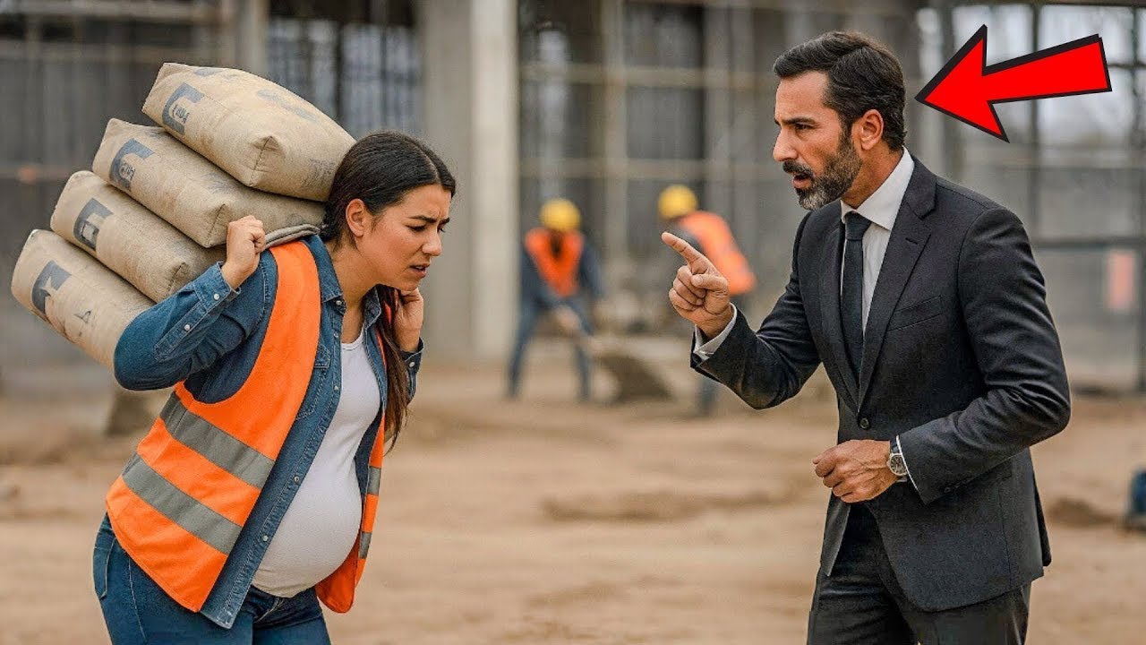 El millonario no podía creer ver a su ex desaparecida, embarazada, trabajando como operaria