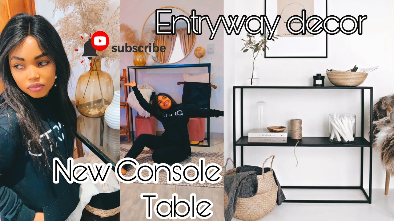 NEW CONSOLE TABLE | PRT 2 ENTRYWAY MAKEOVER | I’m Osho