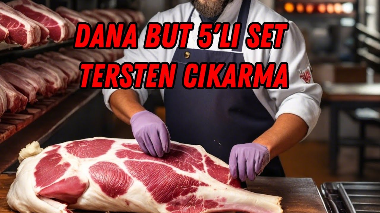 Dana but 5'li set tersten çıkartma.