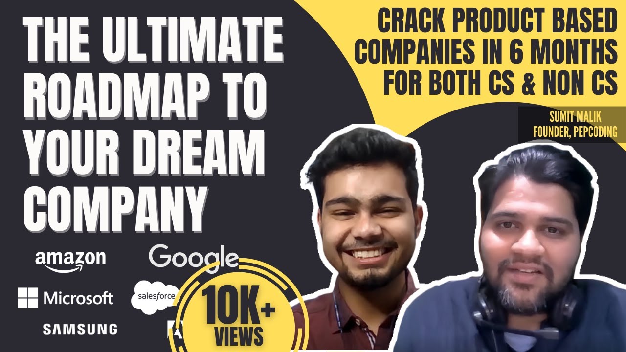 6 Months Placement Roadmap | Internship | Placement Guide Non CS | Sumeet Malik Sir Ft.- @Pepcoding