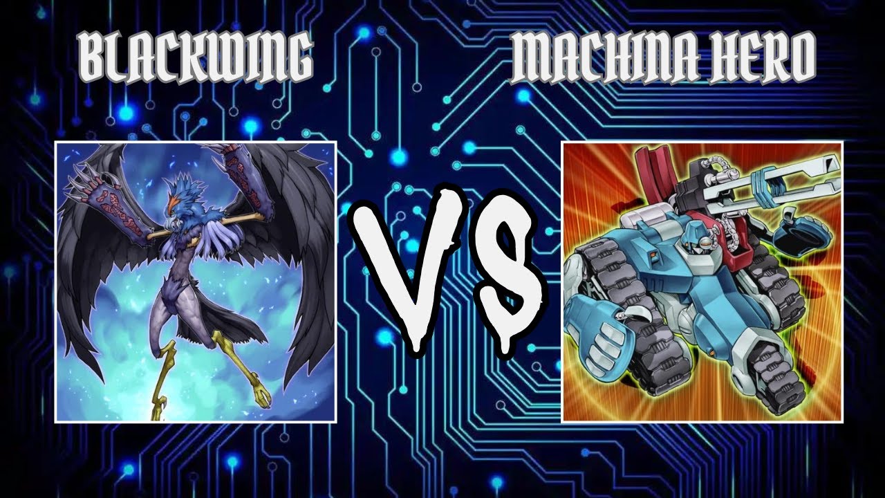 Midpef(Blackwing) vs Nintendo.gt(Machina Hero) | Yugioh Edison Format | Dueling Book