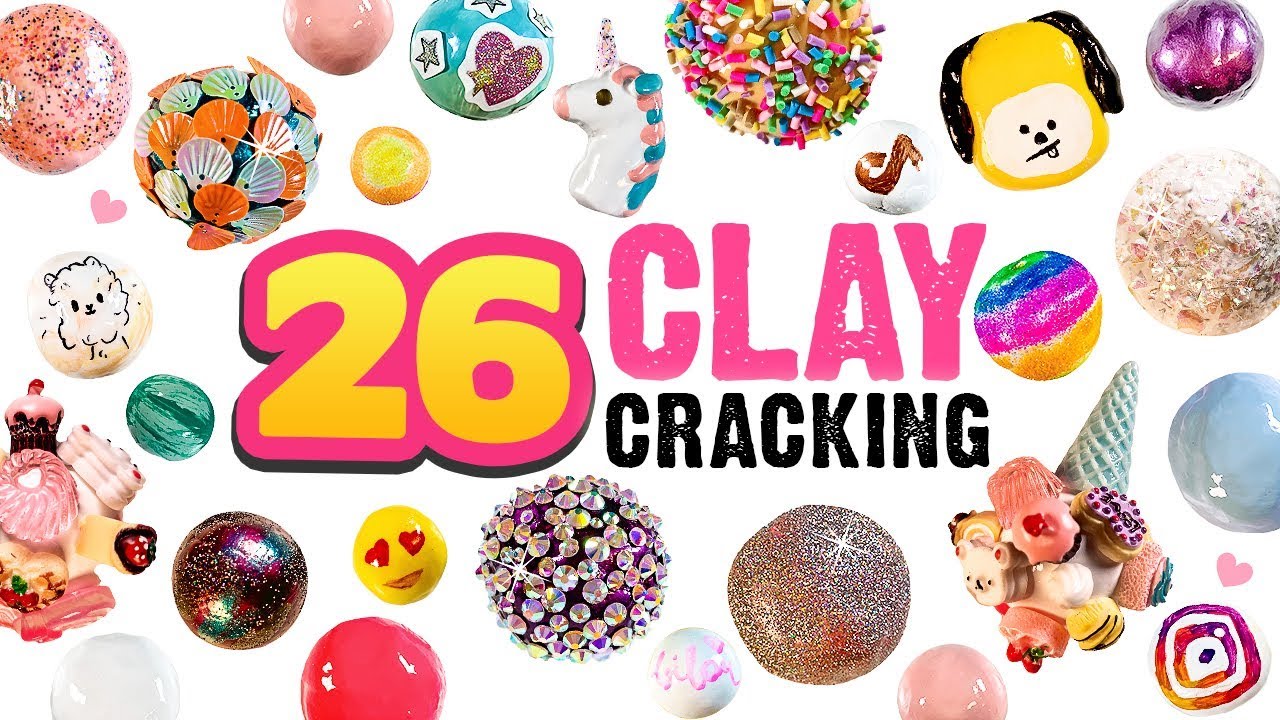 WELCHER CLAY BIST DU? 26 Experimente! Alphabet Clay Cracking! jeder Buchstabe A-Z anderes DIY
