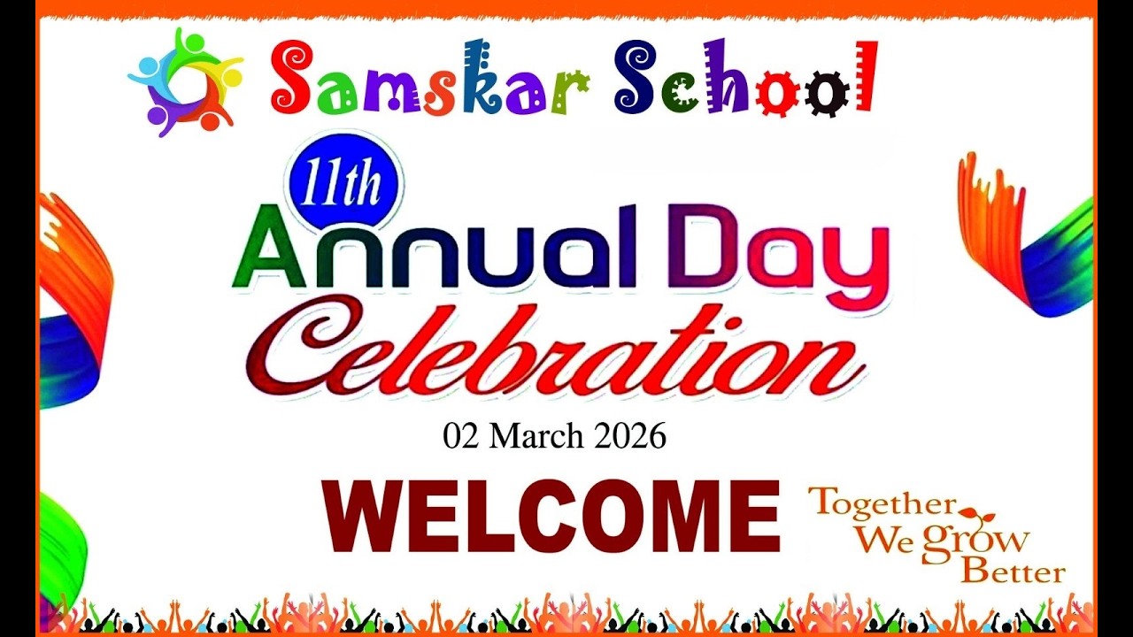 I AM SO HAPPY DANCE BY NURSERY KIDS@ 11th ANNUAL DAY CELEBRATIONS OF SAMSKAR SCHOOL