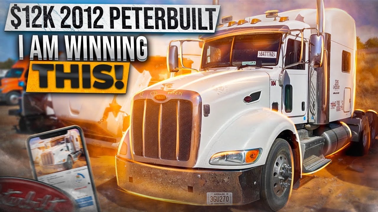 Copart Walk Around 10-12-22 +Bidding  on a Peterbilt + Major Updates!