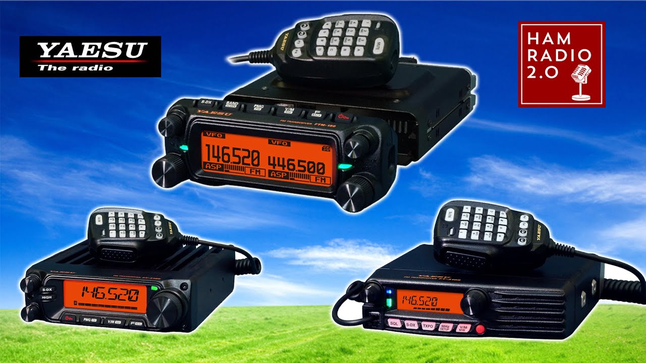 ¡Yaesu REVELA 3 nuevas radioaficionados VHF/UHF!