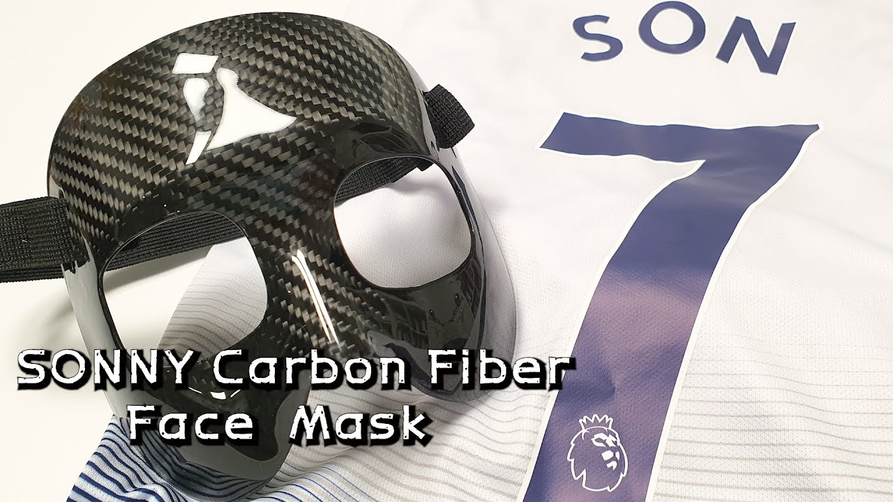 Carbon Fiber Protective Face Mask for Football, Wet Layup, DIY
