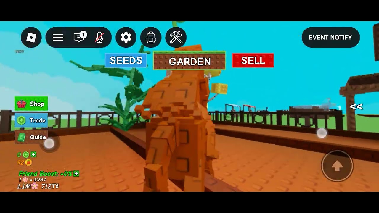 Making Grow A Garden alive again! (Day 1)