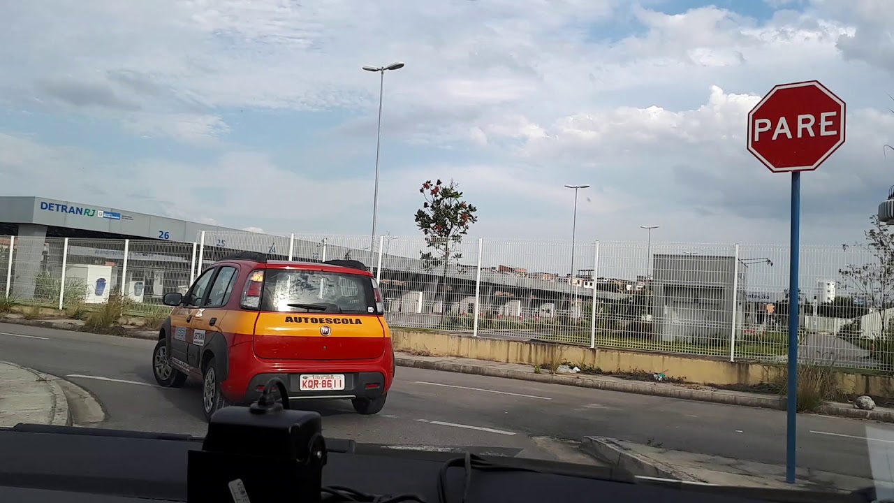 Percurso da Prova de Carro em Tubiacanga-RJ