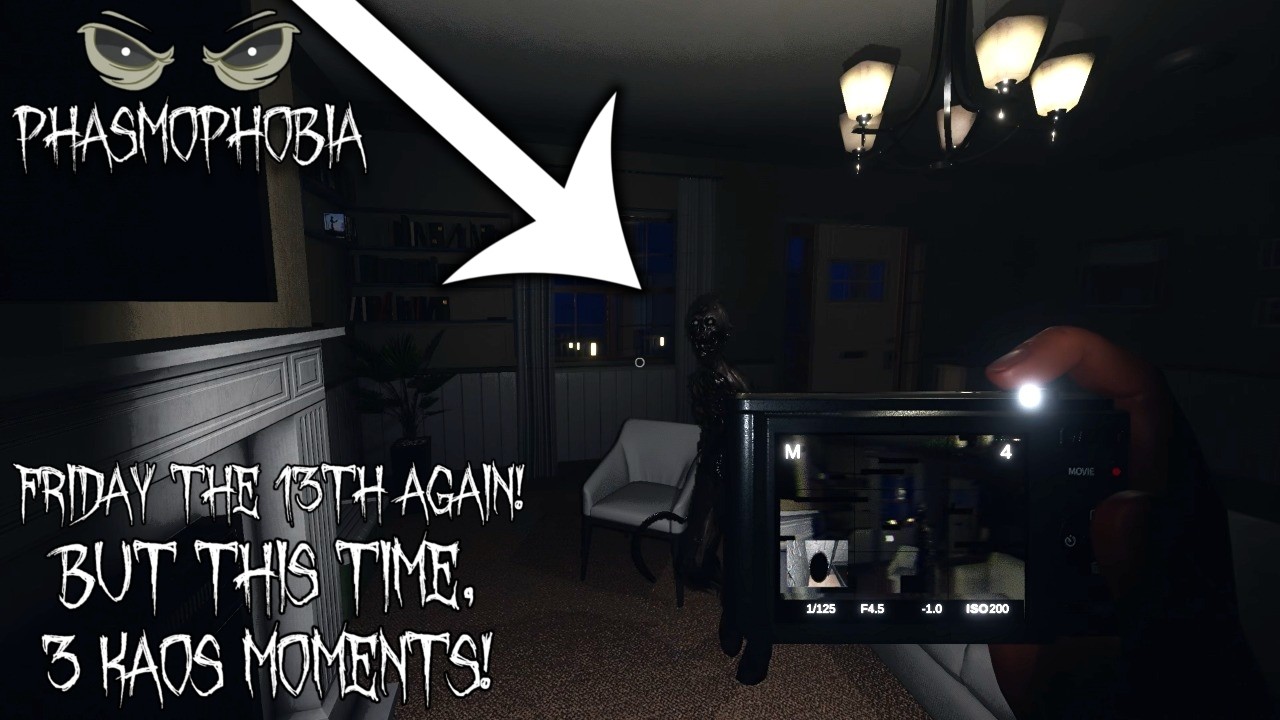 The 3 Kaos Phasmophobia Moments on Friday the 13th! - Phasmophobia 2022