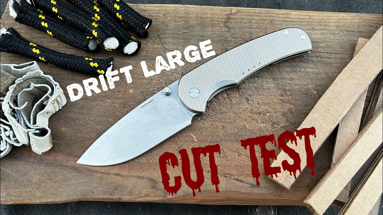 Тест на порезы: бесшумное ношение «Drift Large»! Мой лучший резак?!