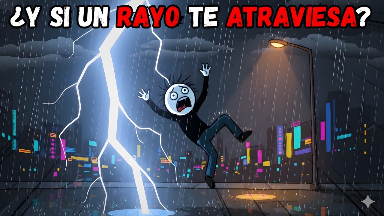 Un rayo acaba de alcanzar tu cuerpo, esto es lo que sucede... (según la ciencia)