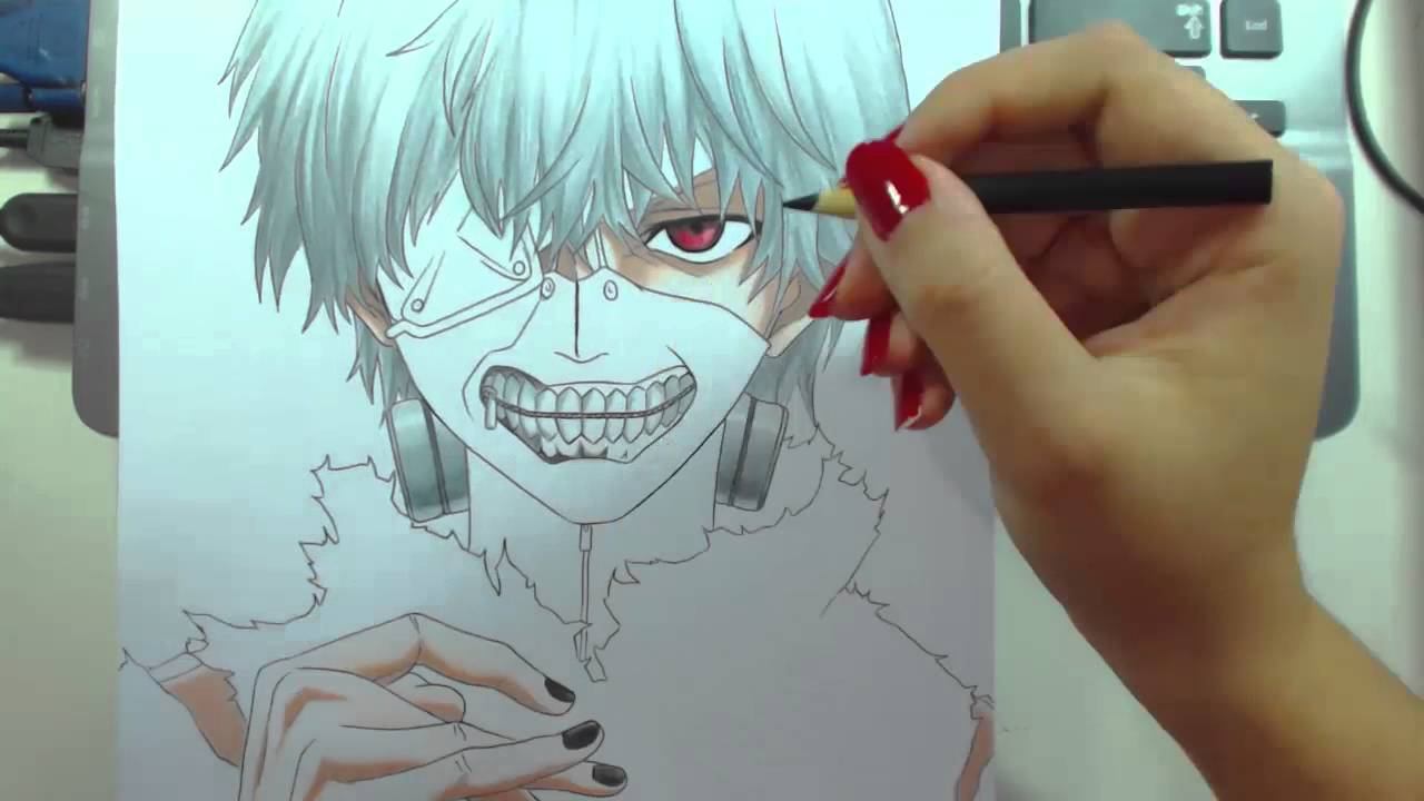 Speed Drawing - Kaneki Ken (Tokyo Ghoul)