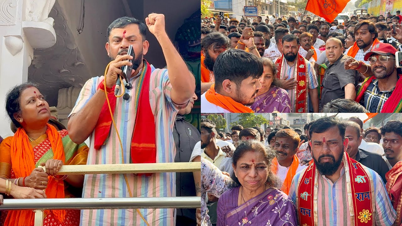 Raja Singh Strong Warning⚠️ to Muslims on Safilguda Katta Maisamma Temple Incident #rajasingh #viral