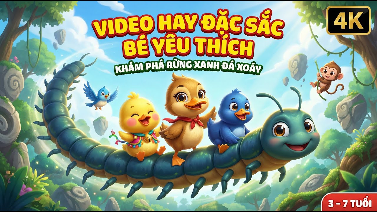 🎵 Video Nhạc Tết Thiếu Nhi Hay DUY NHẤT Hôm Nay| Bé yêu Moka khám phá Rừng Xanh cùng Bạn