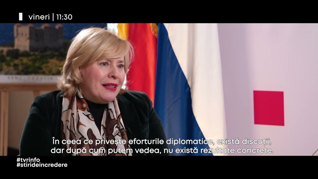 Ambasadoarea Croației participă la Lumea Diplomatică, vineri la 11.30 pe TVR Info