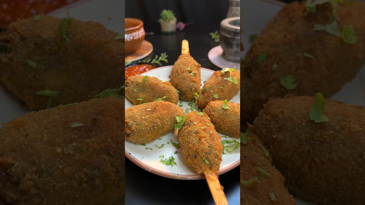 VEG LOLLIPOP 🌱🤩 #veglollipop #snackideas #snacksrecipe #snacks #snack #nashta #nashtarecipe #recipe