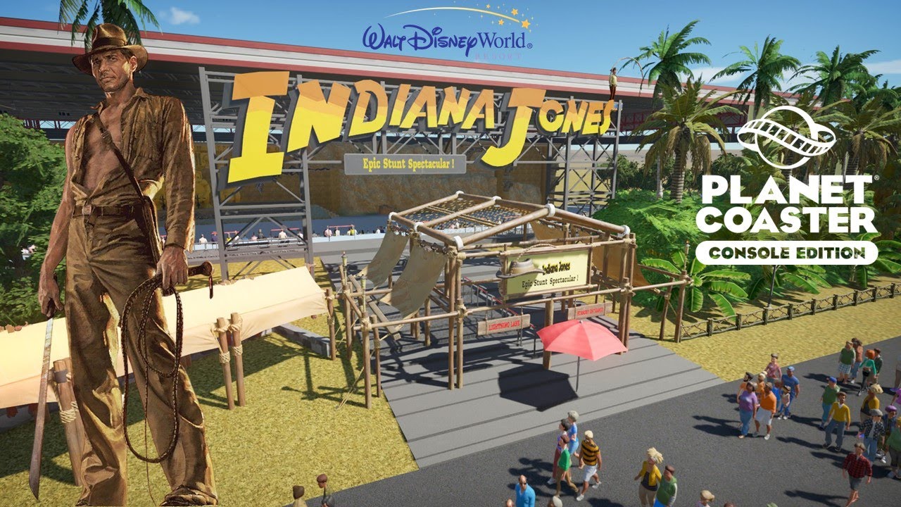 Indiana Jones, Epic Stunt Spectacular, Planet Coaster recreation