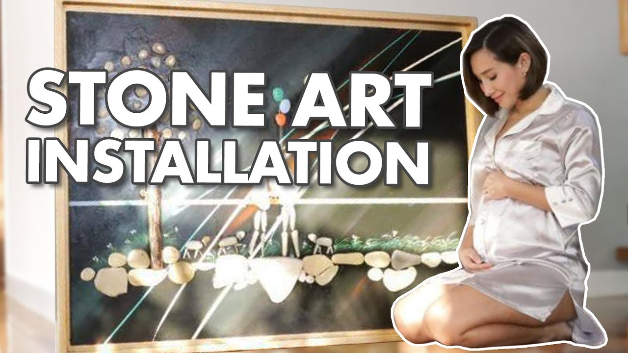 Surprising My Wife with a Painting of our Baby! (Stone Art Piece) | Rocco Nacino
